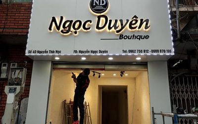 Đơn vị thi công bảng hiệu alu chất lượng khu vực Vân Đồn 0934222866