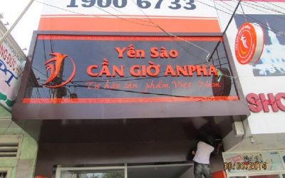 Thiết kế biển quảng cáo alu đẹp tại Cẩm Phả