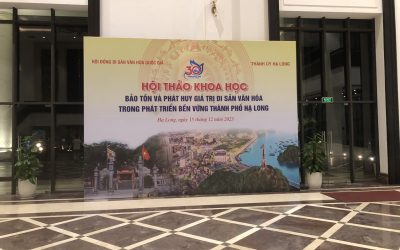 Thiết kế và lắp đặt phông nền sự kiện khu vực Hạ Long, Quảng Ninh
