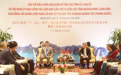 Gặp gỡ đầu xuân 2025 giữa các tỉnh Quảng Ninh, Lạng Sơn, Hà Giang, Cao Bằng và khu tự trị dân tộc Choang Quảng Tây (Trung Quốc)